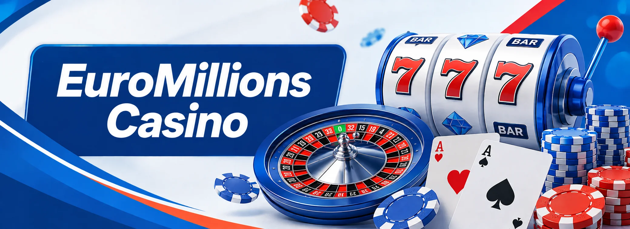 EuroMillions Casino instant games lobby with scratchcards, slots and live dealer tables